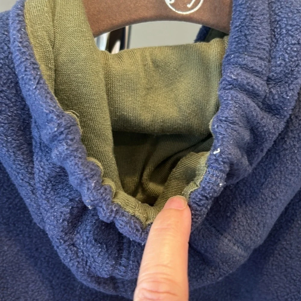 🍻🛒🇪🇸🐠Gap fleece hoodie full zip pockets blue burgundy green 6-12 months BUDGET